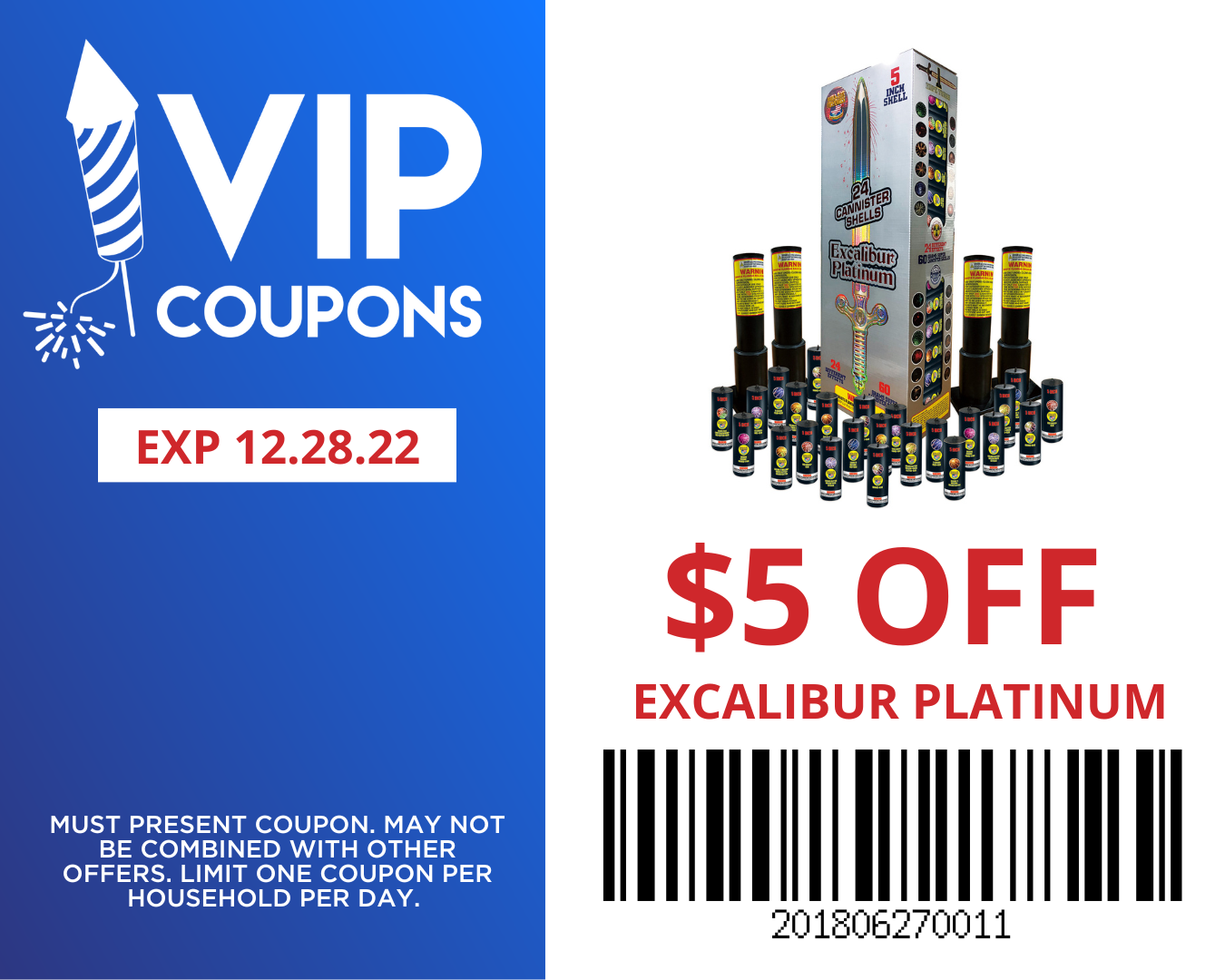 EXPIRED Awesome Deals Excalibur Platinum Coupon Plus 500g Fountain